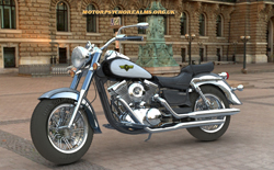 Kawasaki Motorcycles; digital image by Les Still